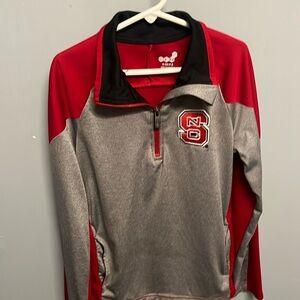 Gen 2 NC State Boys 1/4 Zip Pullover Pockets Size 8 Embroider